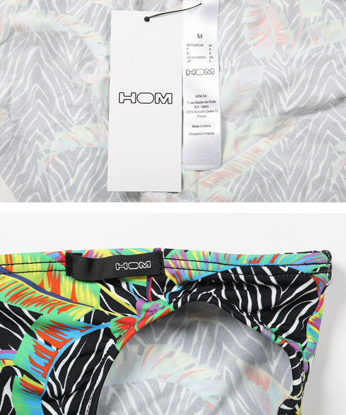 オム HOM ASIA Comfort Micro Briefs Print メンズ ブリーフ 【メール便】